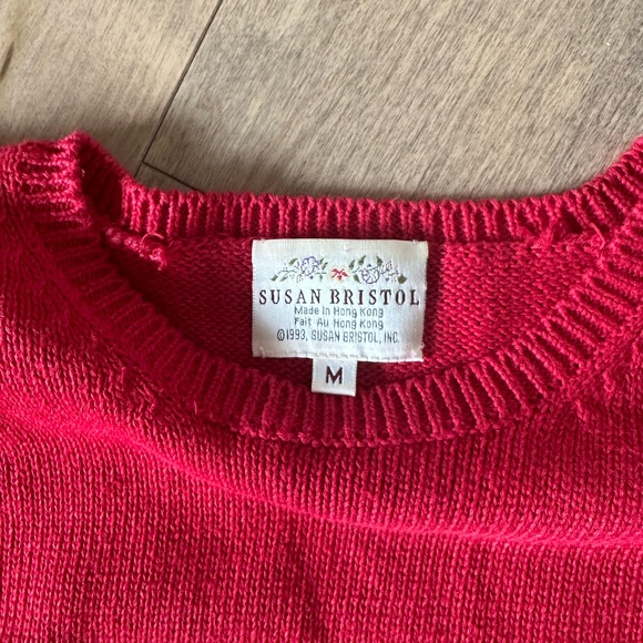 Susan Bristol Vintage Sweater - Natuical Teddy Bear - Picture 2 of 4